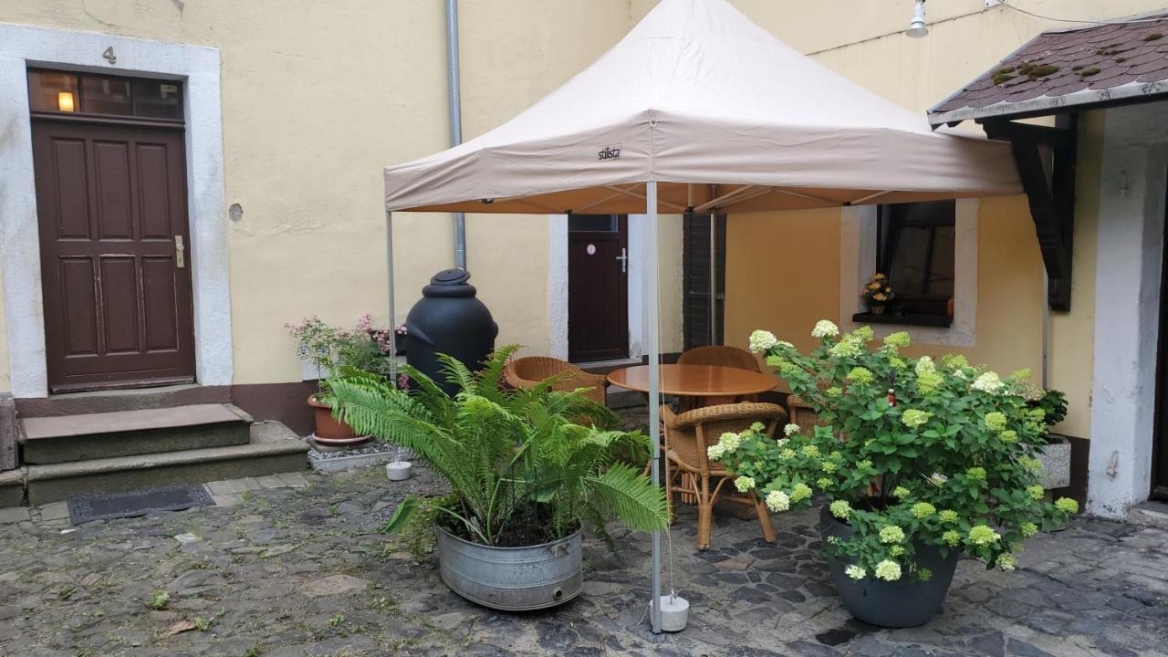 Ferienwohnung Am Rosengarten โลเบา ภายนอก รูปภาพ